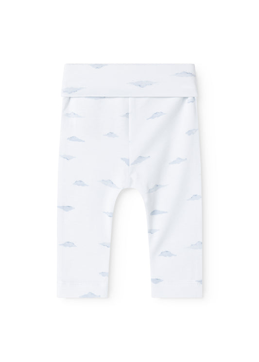 MarMar - Broek zonder voetjes blauw print