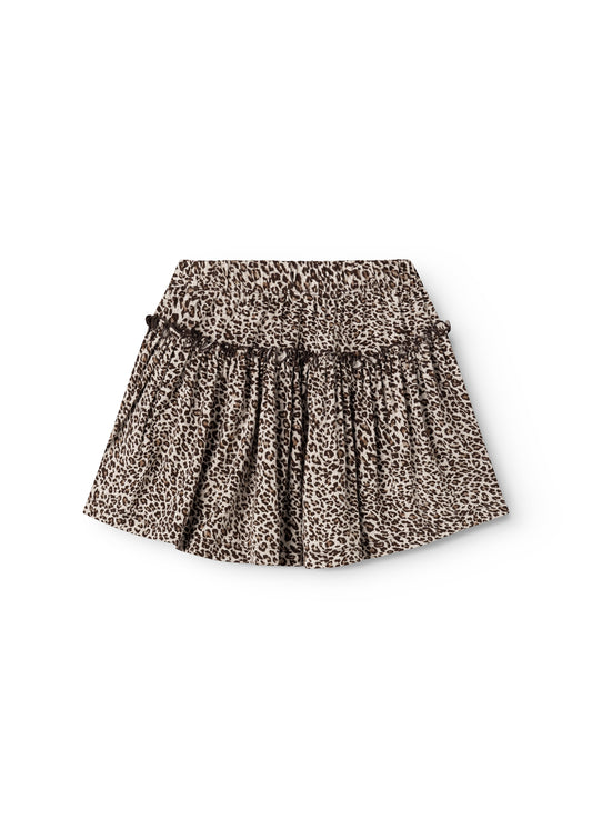 MarMar - Leopard skirt beige