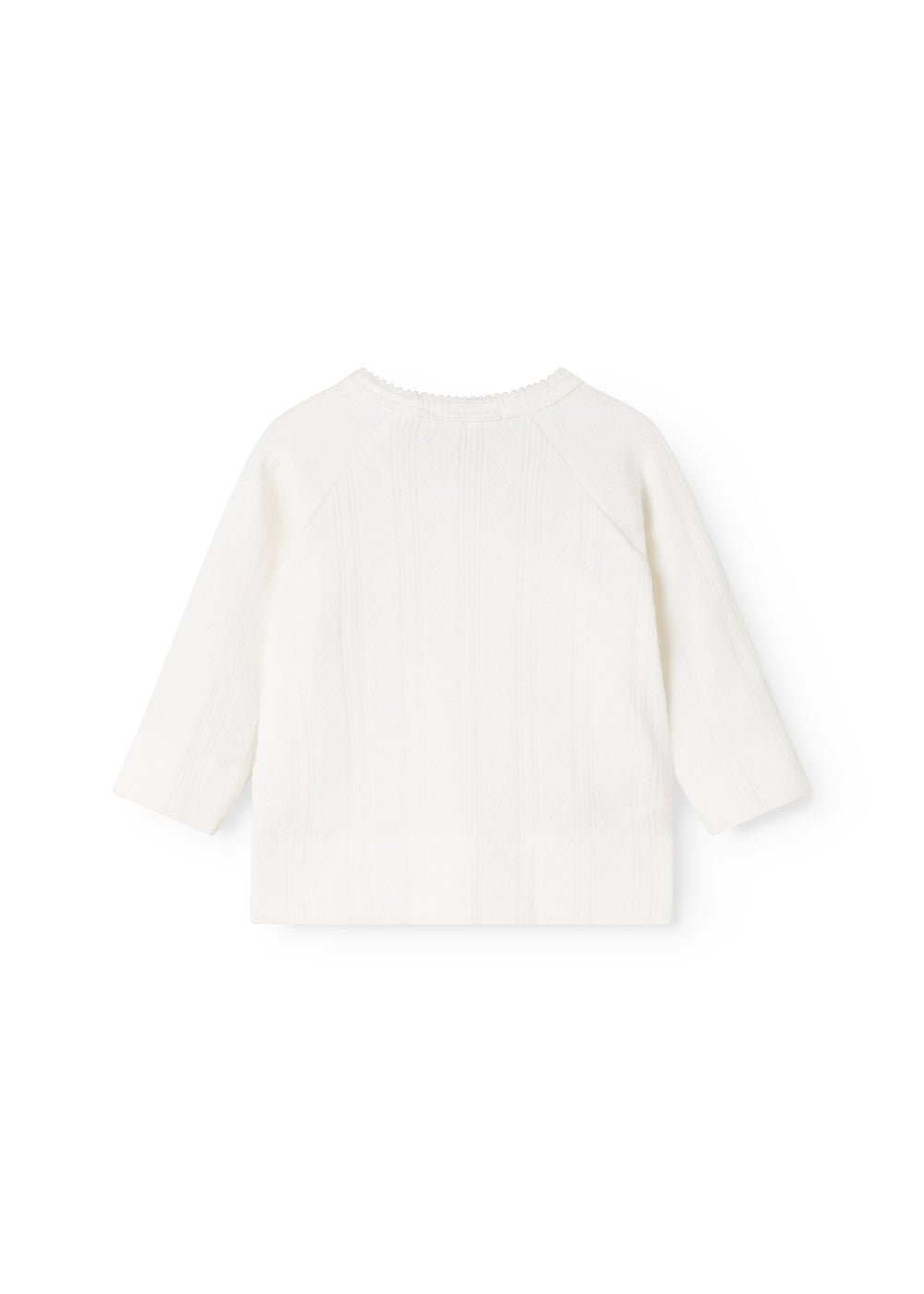 MarMar - Overslagshirt pointelle off white