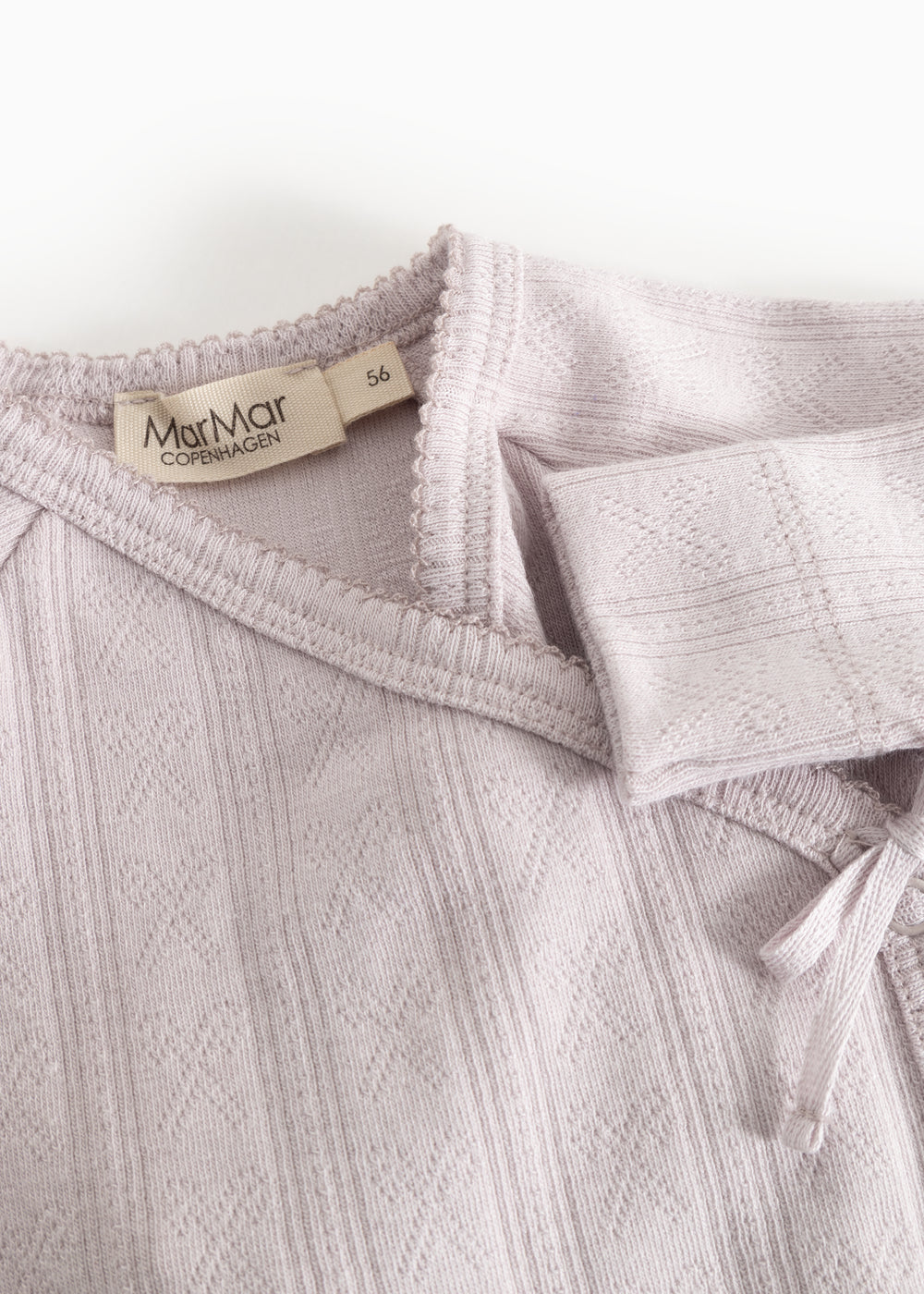 MarMar - Overslagshirt pointelle lila