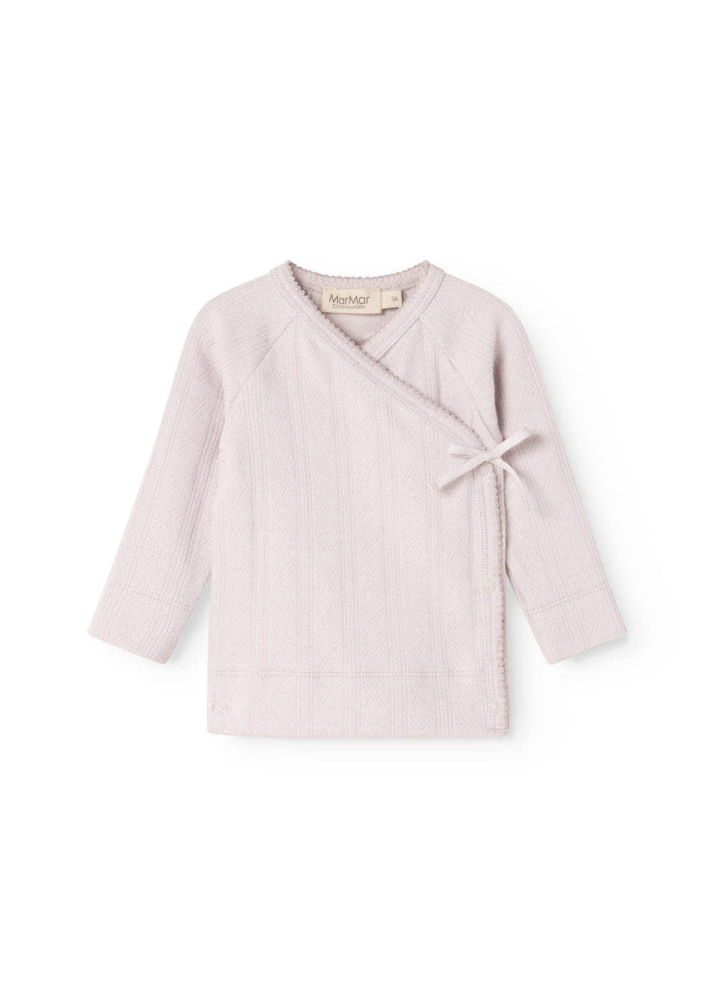 MarMar - Overslagshirt pointelle lila