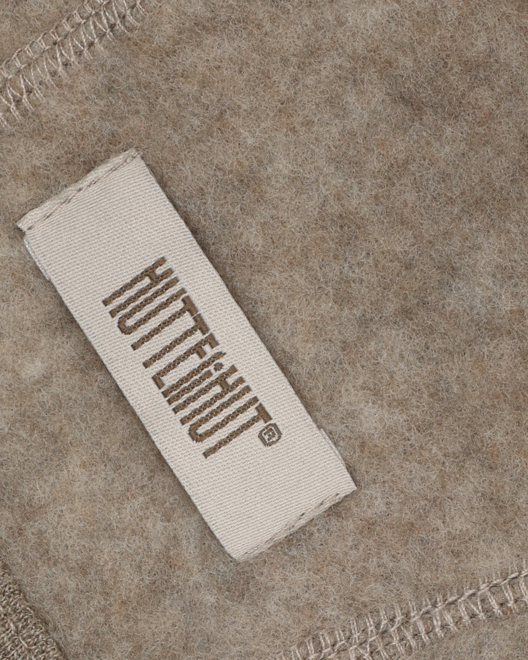 Huttelihut - Bonnet wool fleece beige