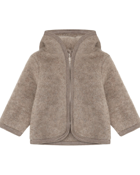 Huttelihut - Jacket wool fleece beige