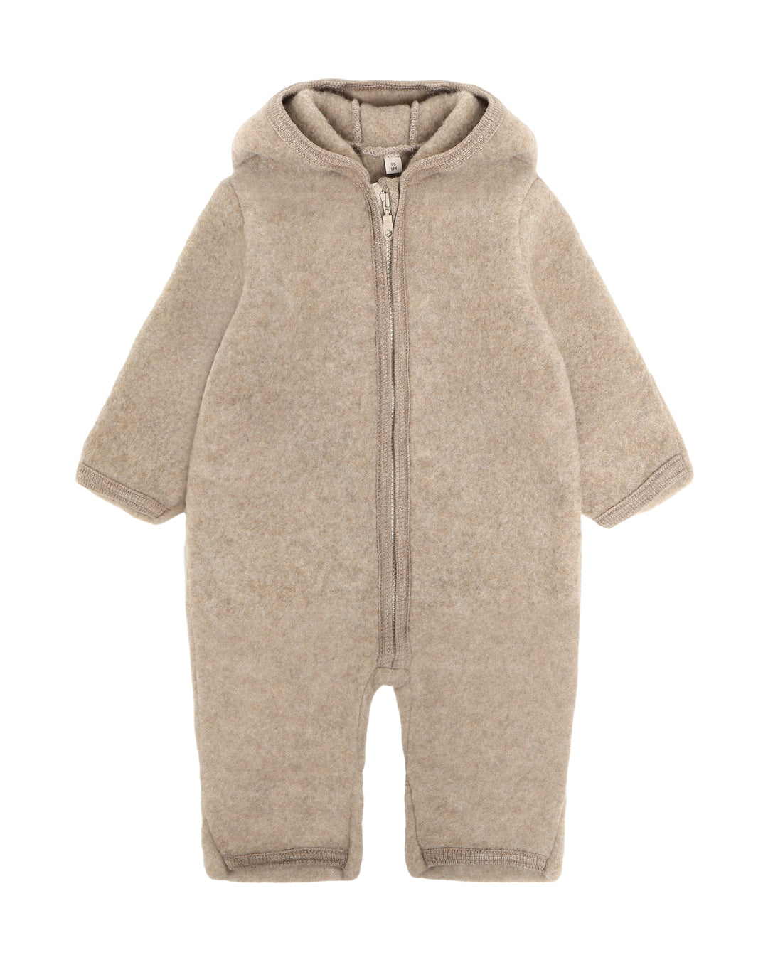 Huttelihut - Pramsuit wool fleece beige