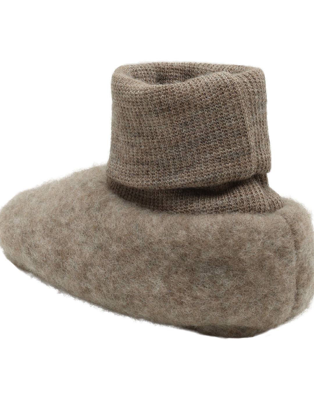 Huttelihut - Footies wool fleece beige