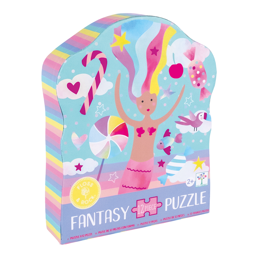 Floss & Rock - 12 Piece Shaped Jigsaw in Shaped Box - Fantasy
