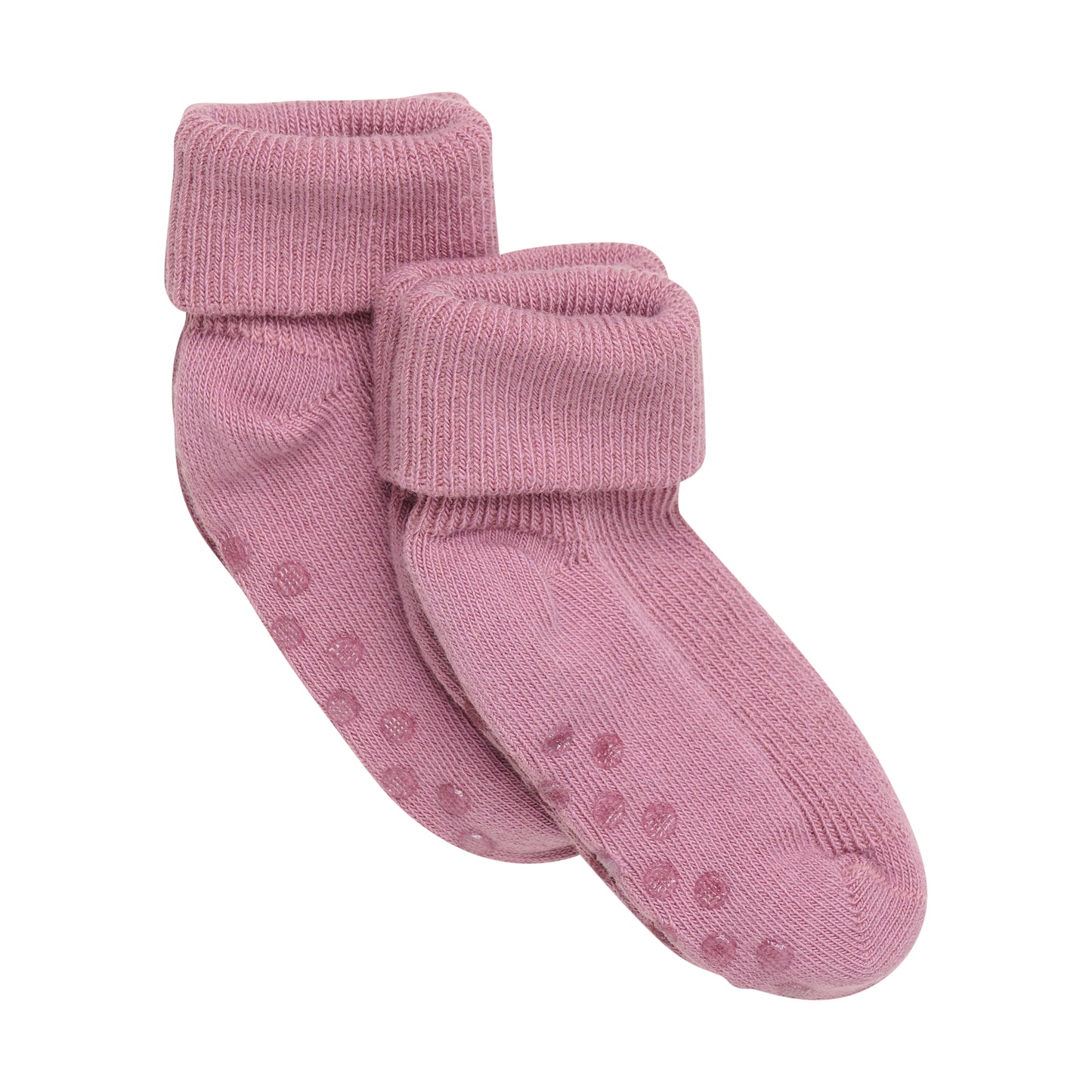 Minymo - Sokken met antislip roze 2-pack