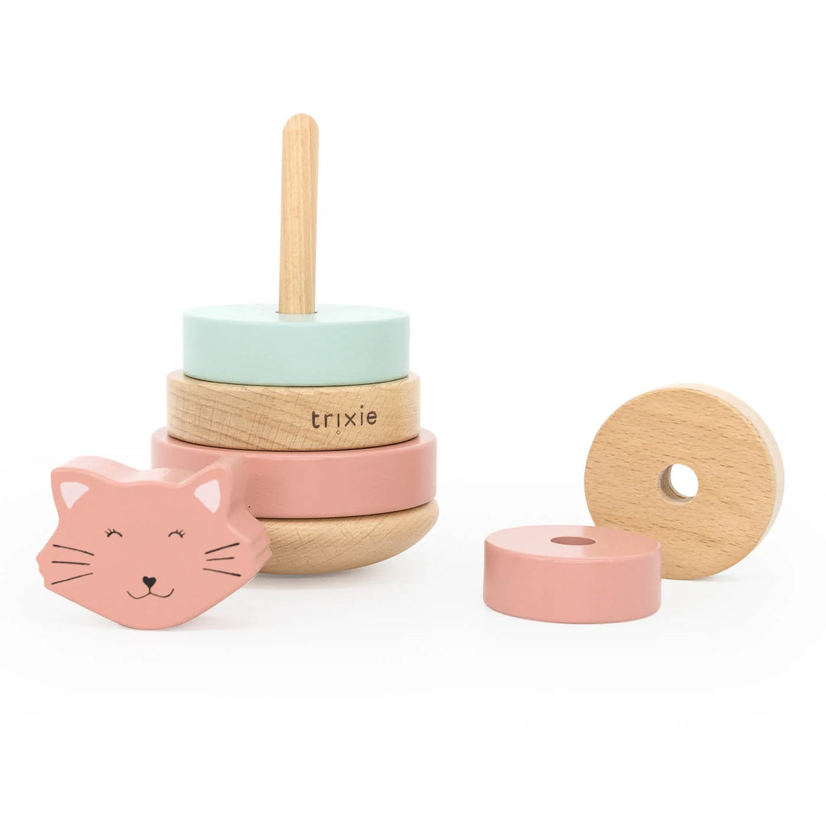 Trixie - Houten stapeltoren - Mrs. Cat