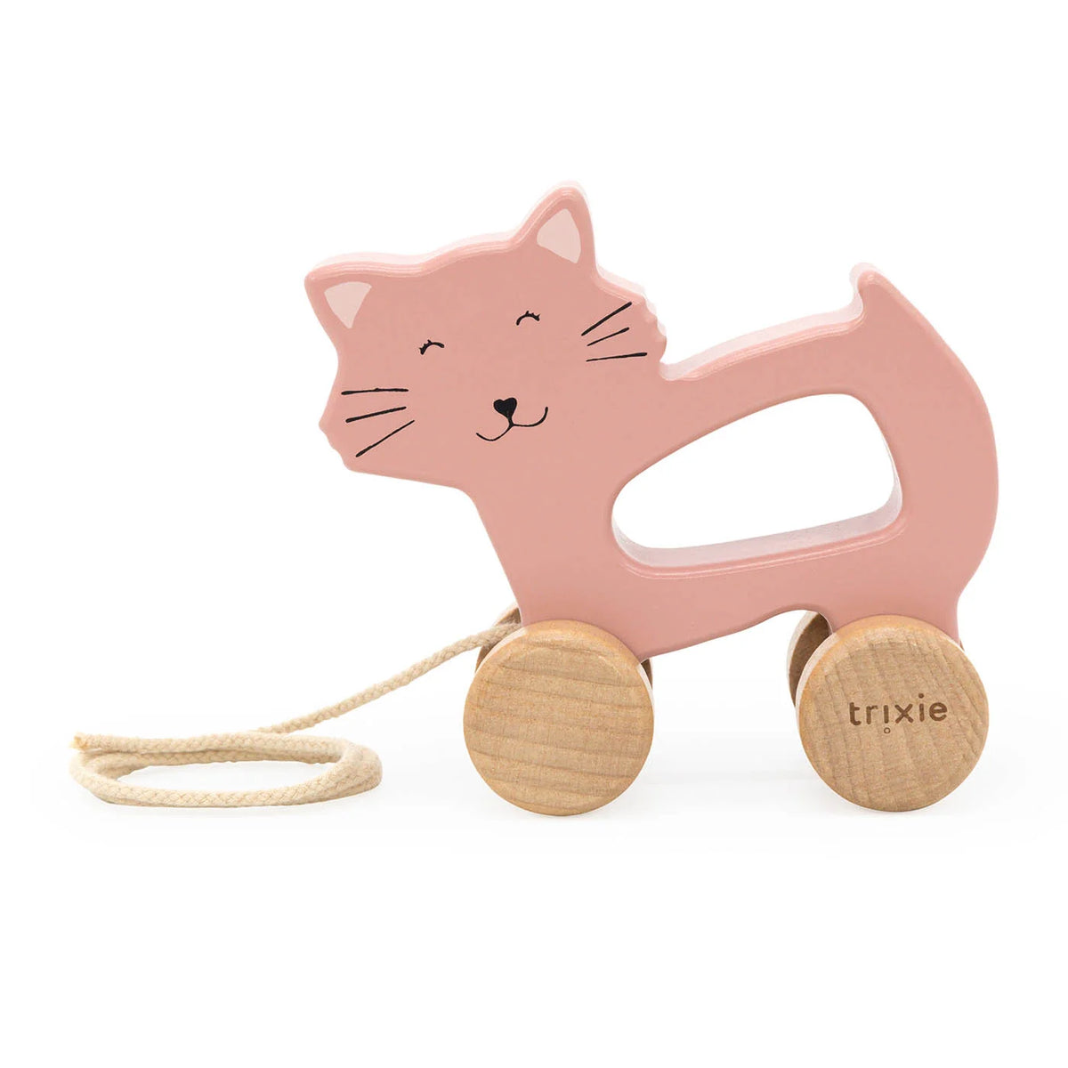 Trixie - Houten trekspeeltje - Mrs. Cat Klein
