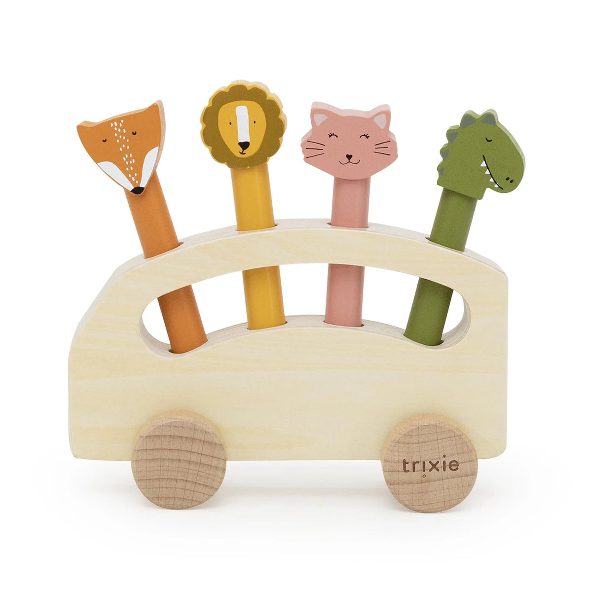 Trixie - Houten pop-up dierenbus