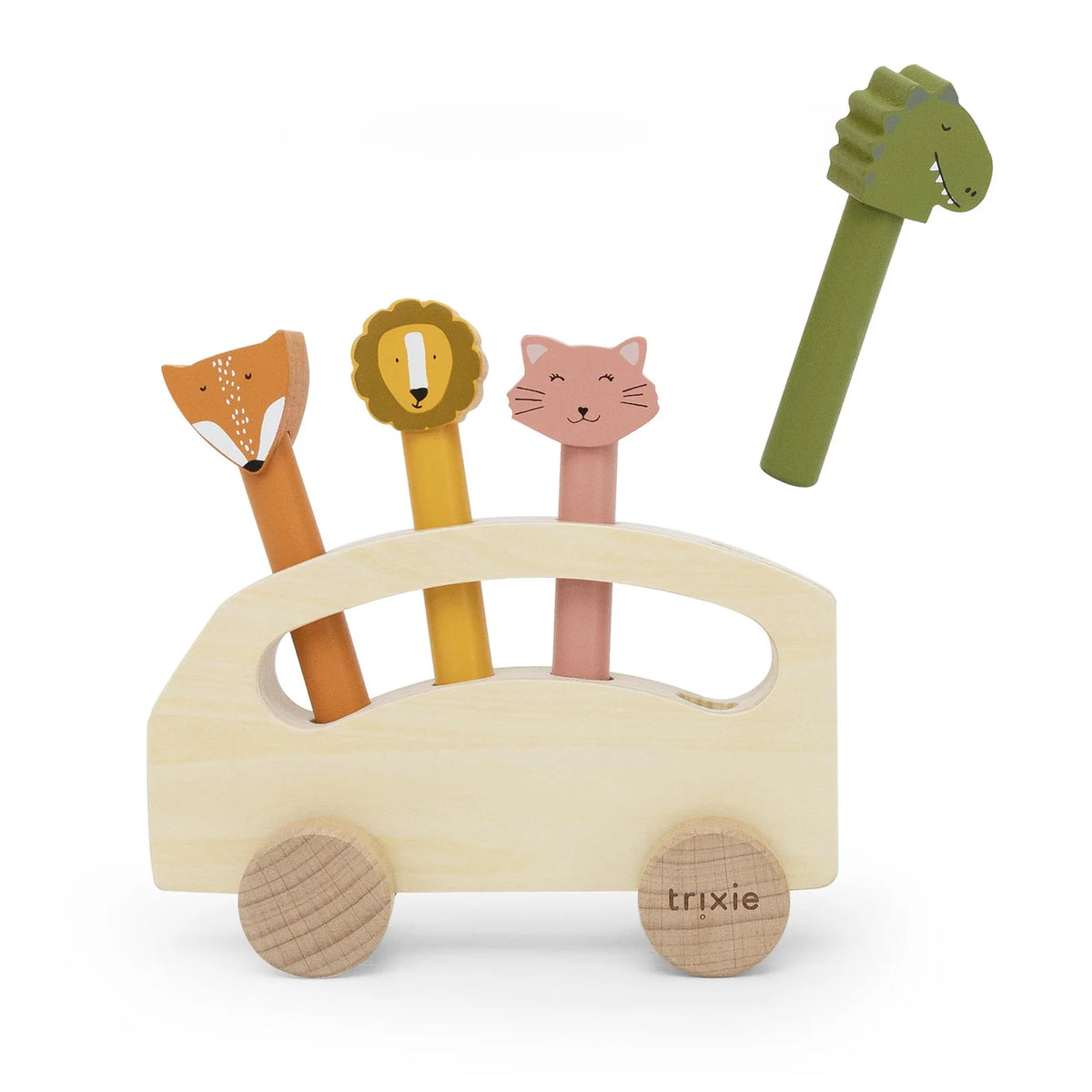 Trixie - Houten pop-up dierenbus