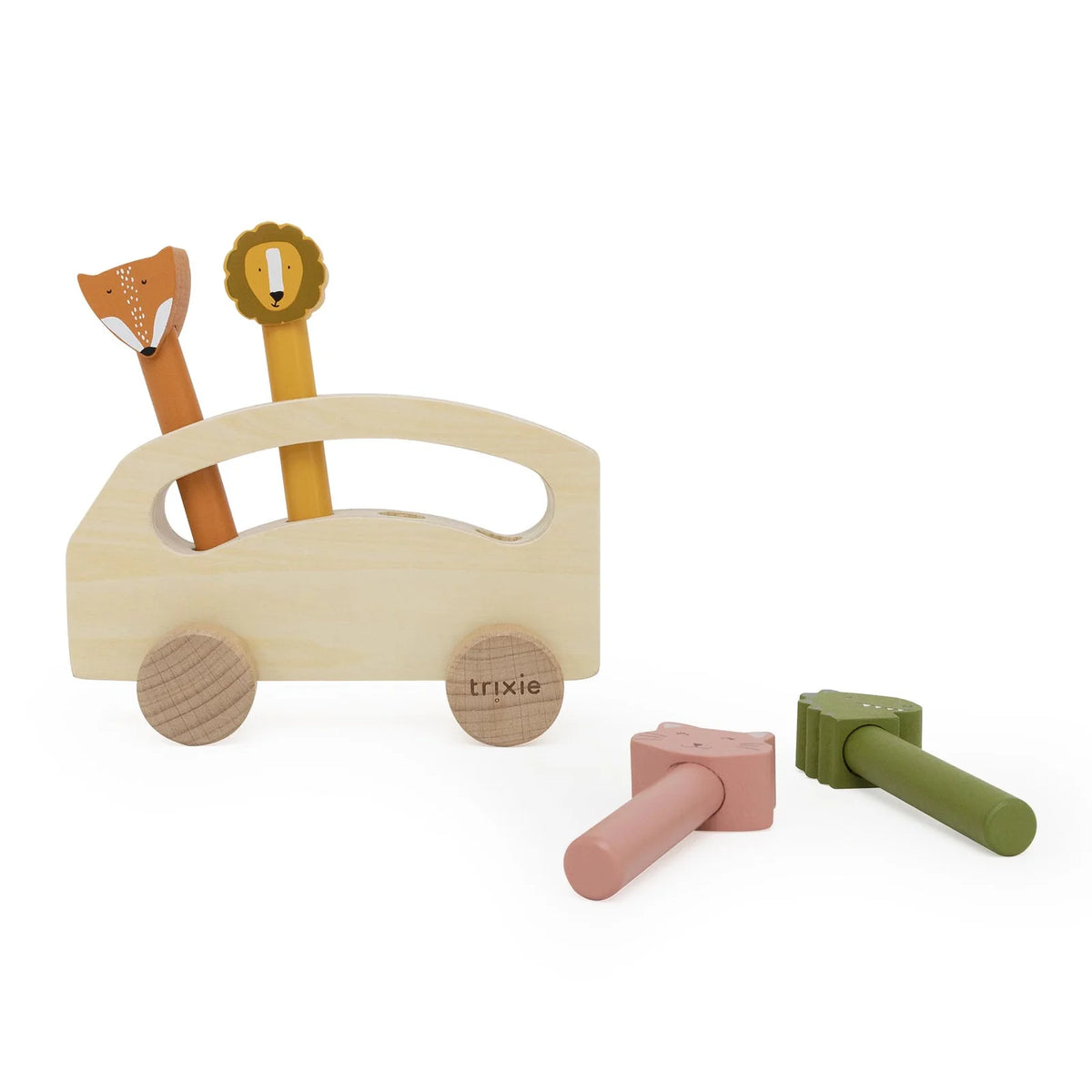 Trixie - Houten pop-up dierenbus