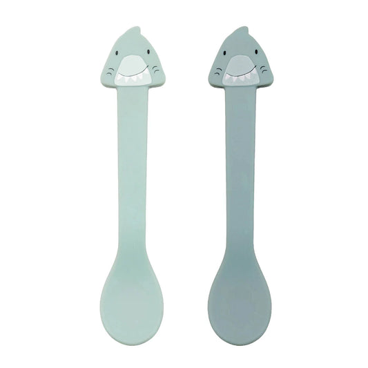 Trixie - Siliconen lepel 2-pack - Mr. Shark