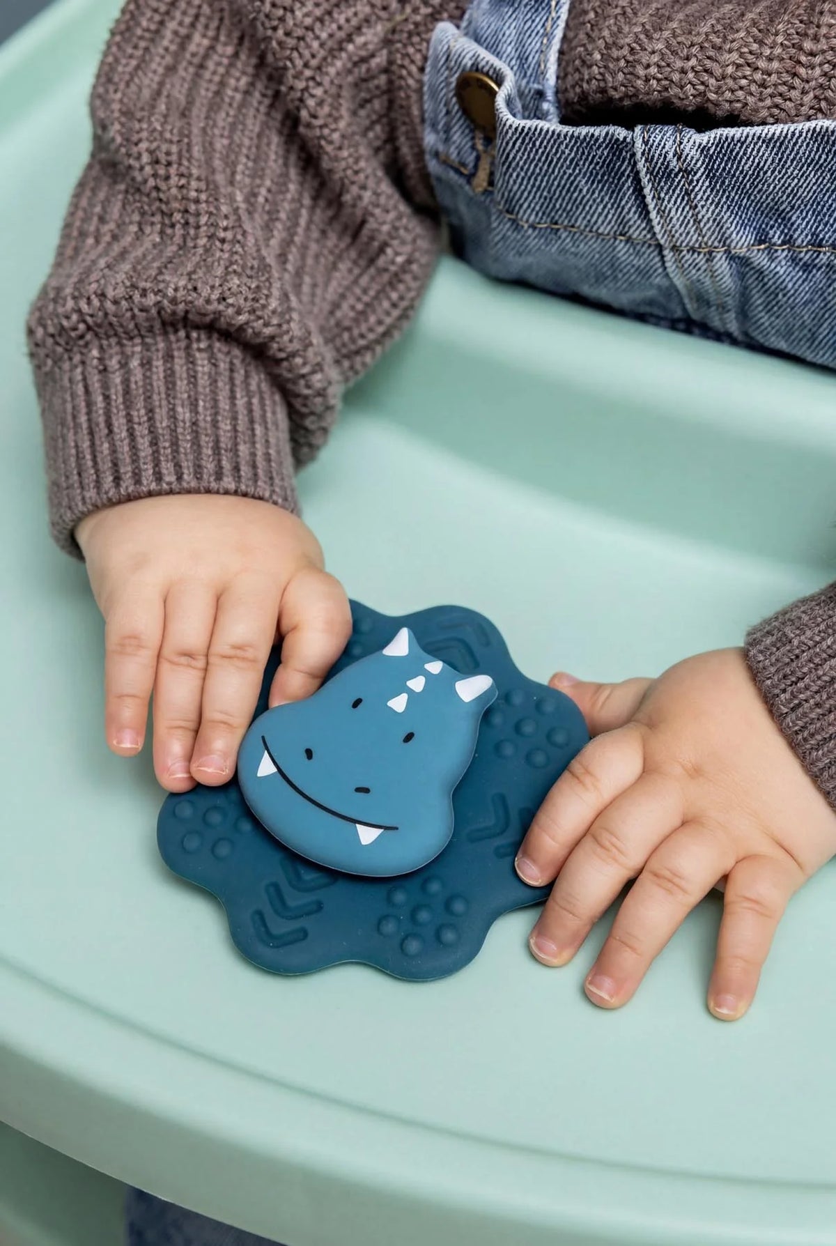Trixie -  Siliconen spinner met zuignap - Mr. Triceratops