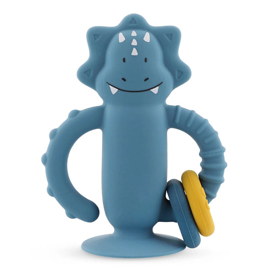 Trixie -  Siliconen speelgoed met zuignap - Mr. Triceratops