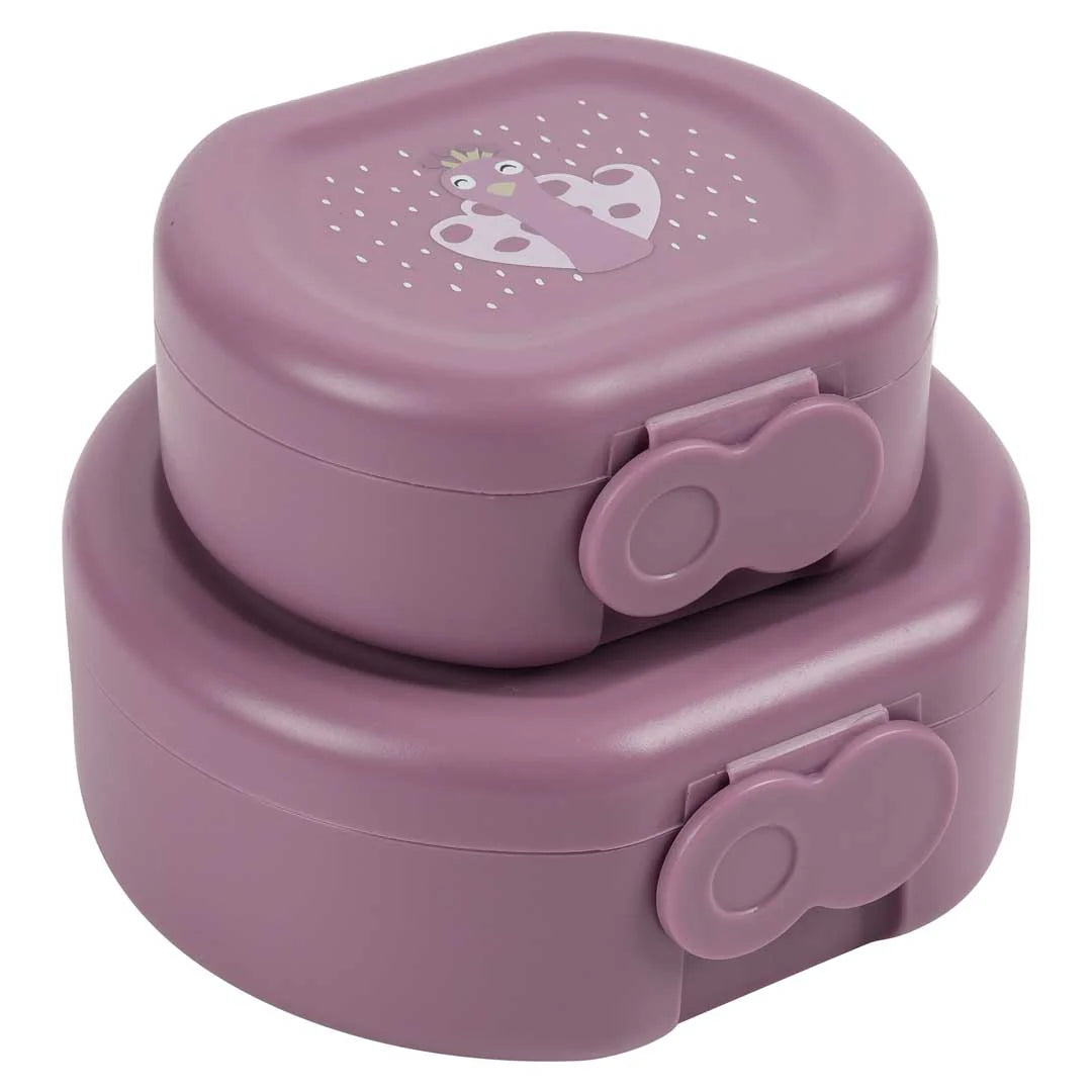 Trixie - Snackbox met clip - 2 stuks - Mrs.  Peacock