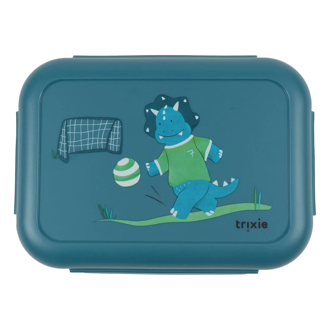 Trixie - Brooddoos met clips - Ballplayer Mr.  Triceratops