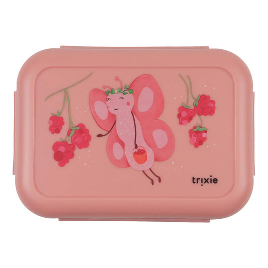 Trixie - Brooddoos met clips - Fruit fairy Mrs.  Butterfly