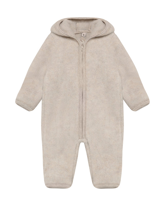 Huttelihut - Pramsuit wool fleece camel