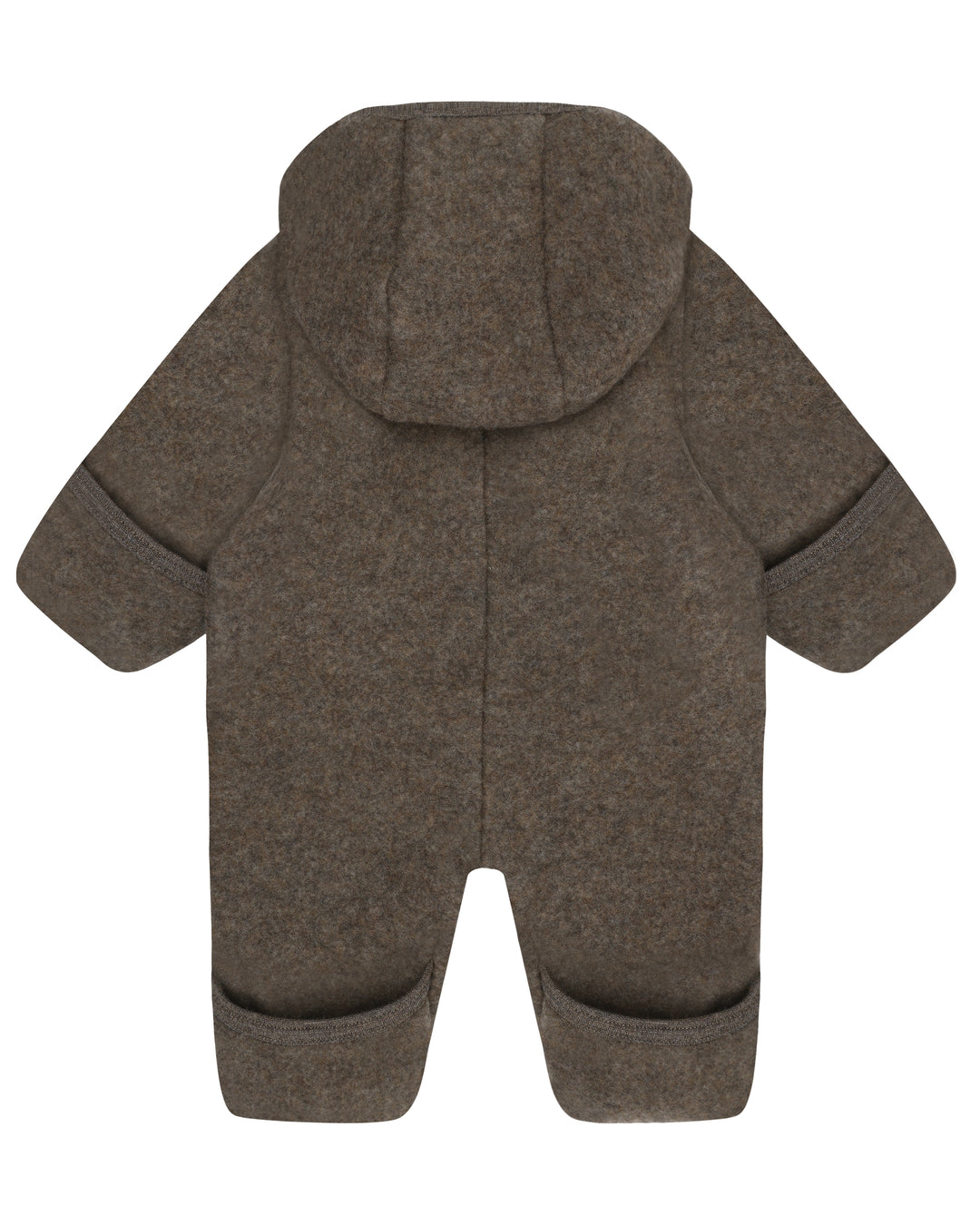 Huttelihut - Pramsuit wool fleece brown