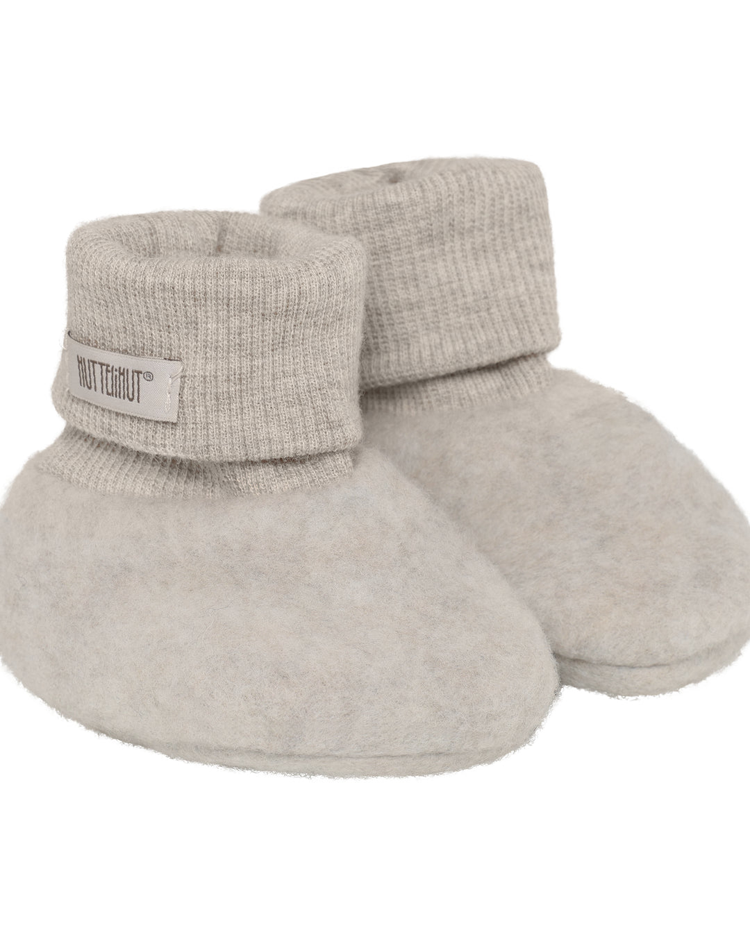 Huttelihut - Footies wool fleece camel