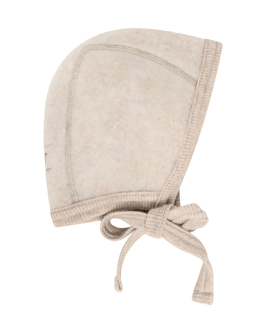 Huttelihut - Bonnet wool fleece camel