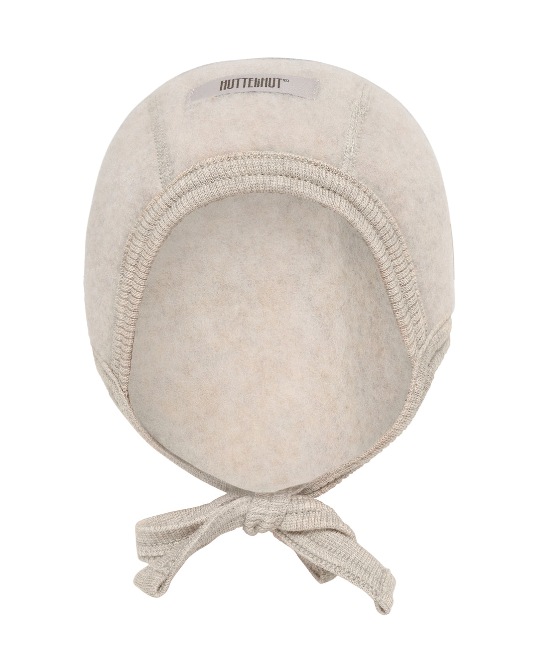 Huttelihut - Bonnet wool fleece camel