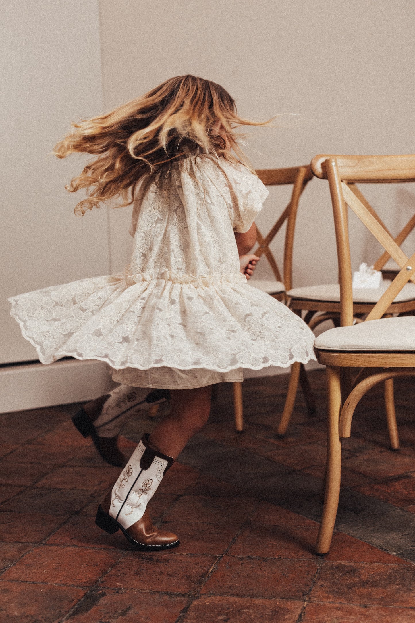 Baje - Melle jurk off white