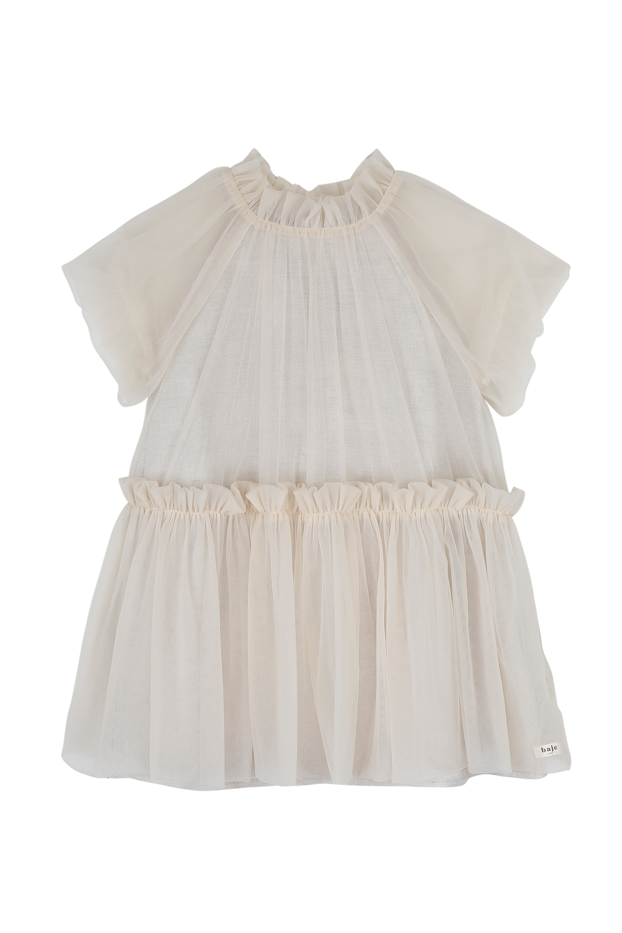 Baje - Melle jurk beige