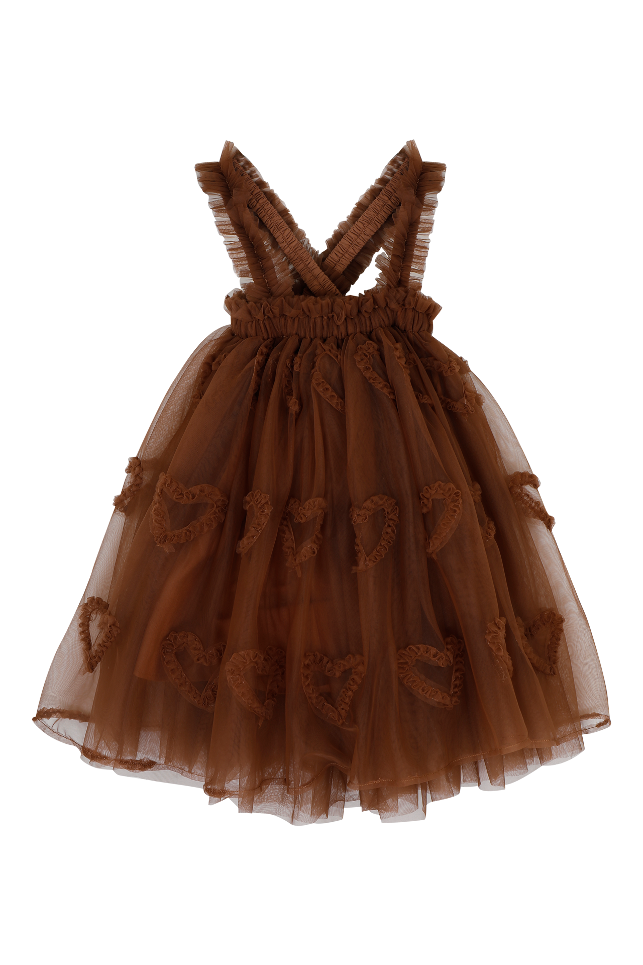 Baje - Javea jurk brown coconut