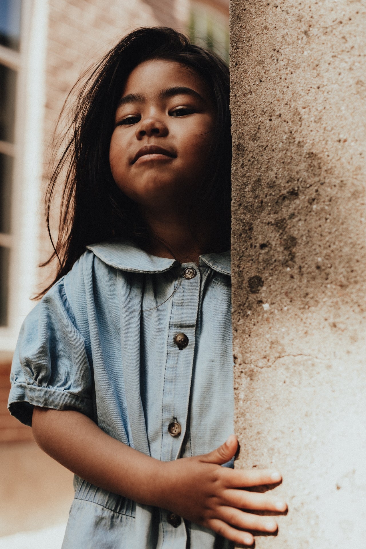 Baje - Mirabel dress blue denim light
