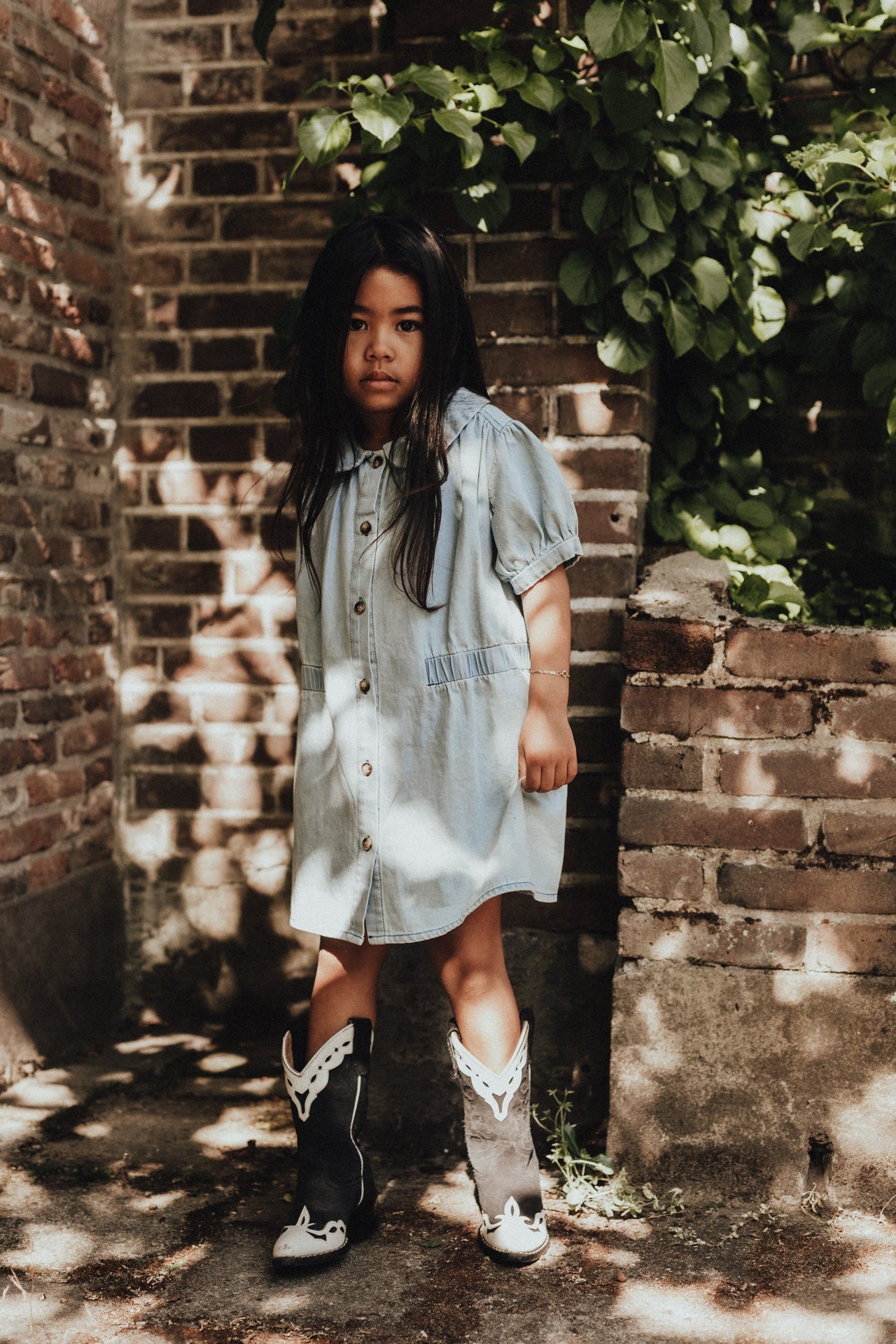 Baje - Mirabel dress blue denim light