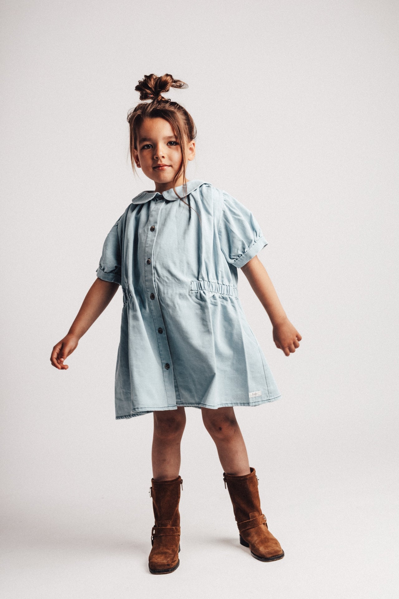 Baje - Mirabel dress blue denim light