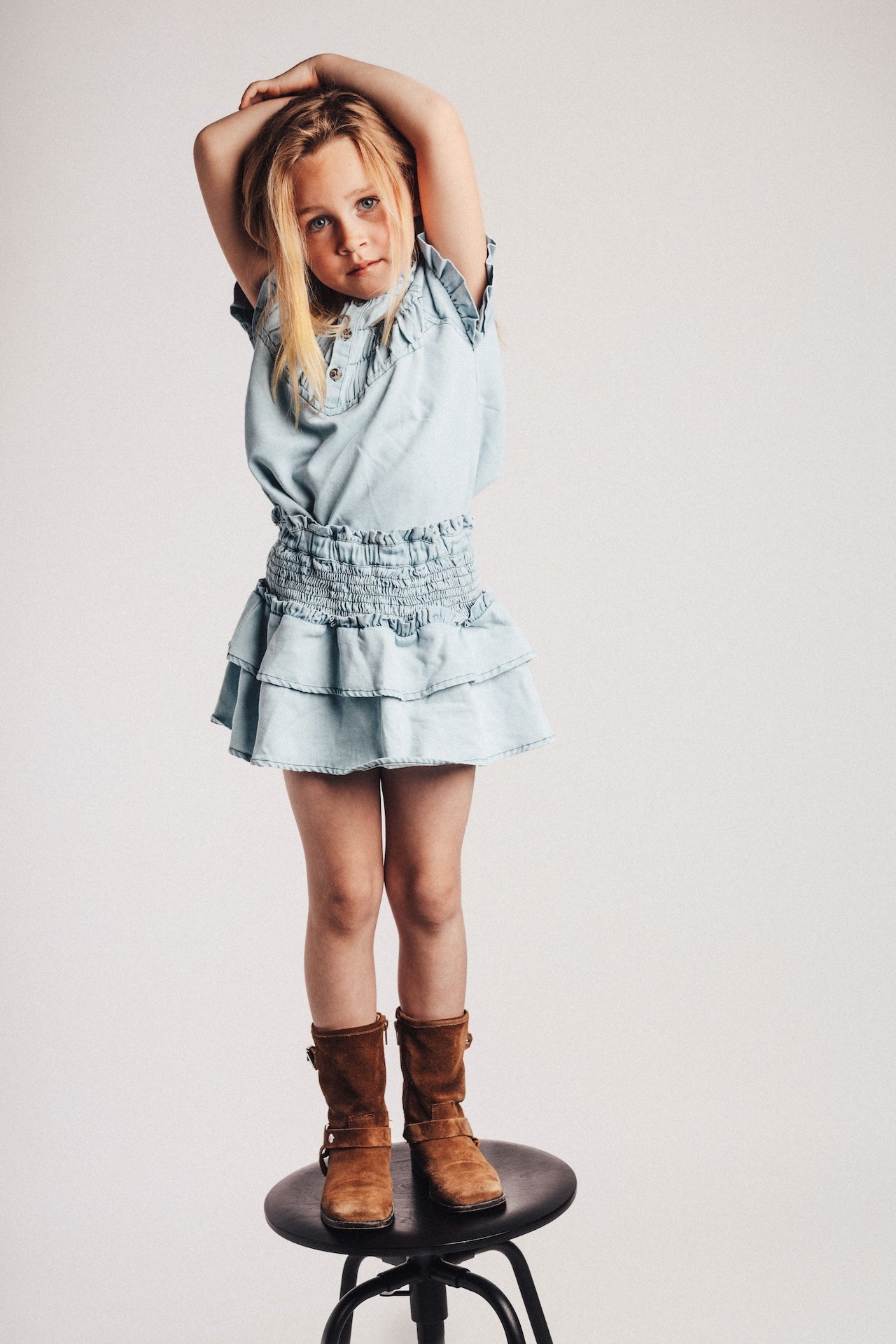 Baje - Yille rok blue denim light