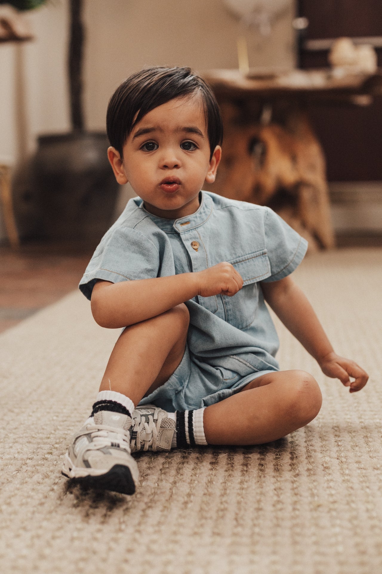 Baje Studio - Maas blouse blue denim