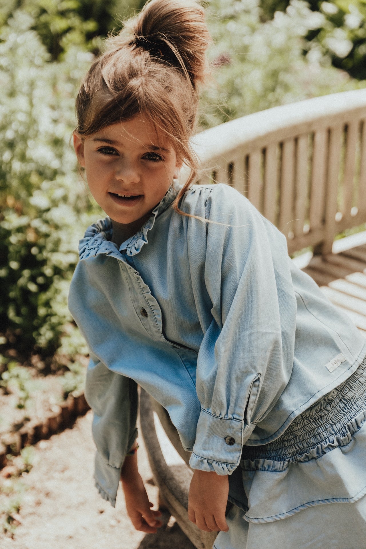 Baje - Lala blouse blue denim light