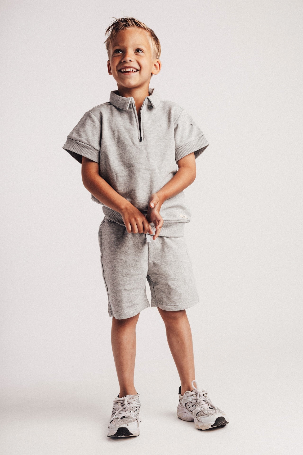 Baje Studio - Teba polo grey melange