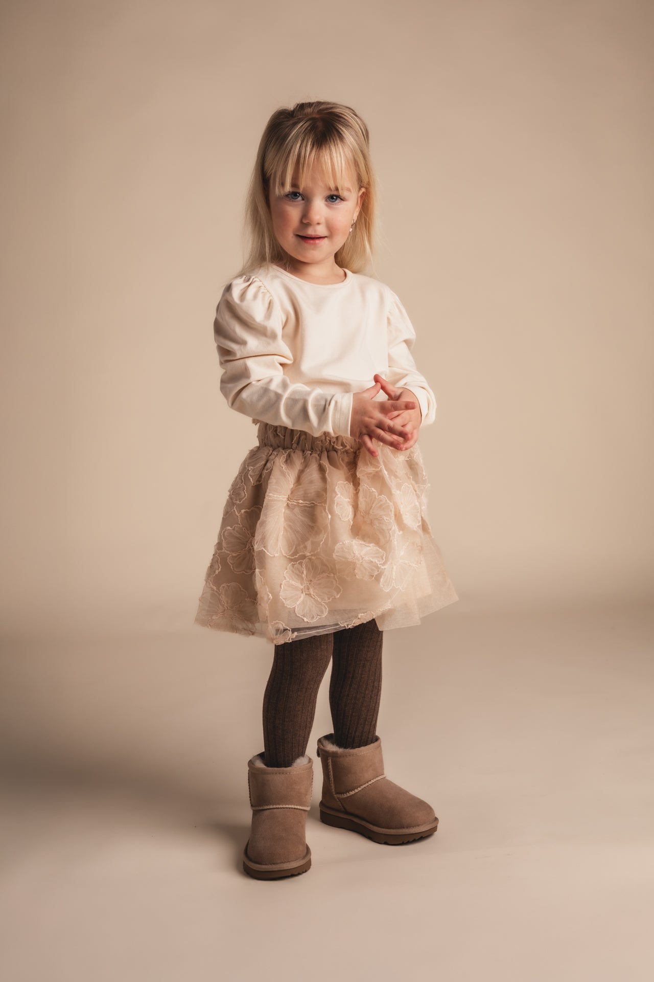 Baje Studio - Salli beige skirt