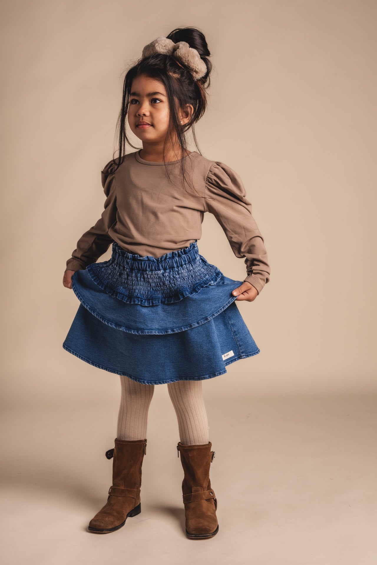 Baje Studio - Yela blue denim skirt