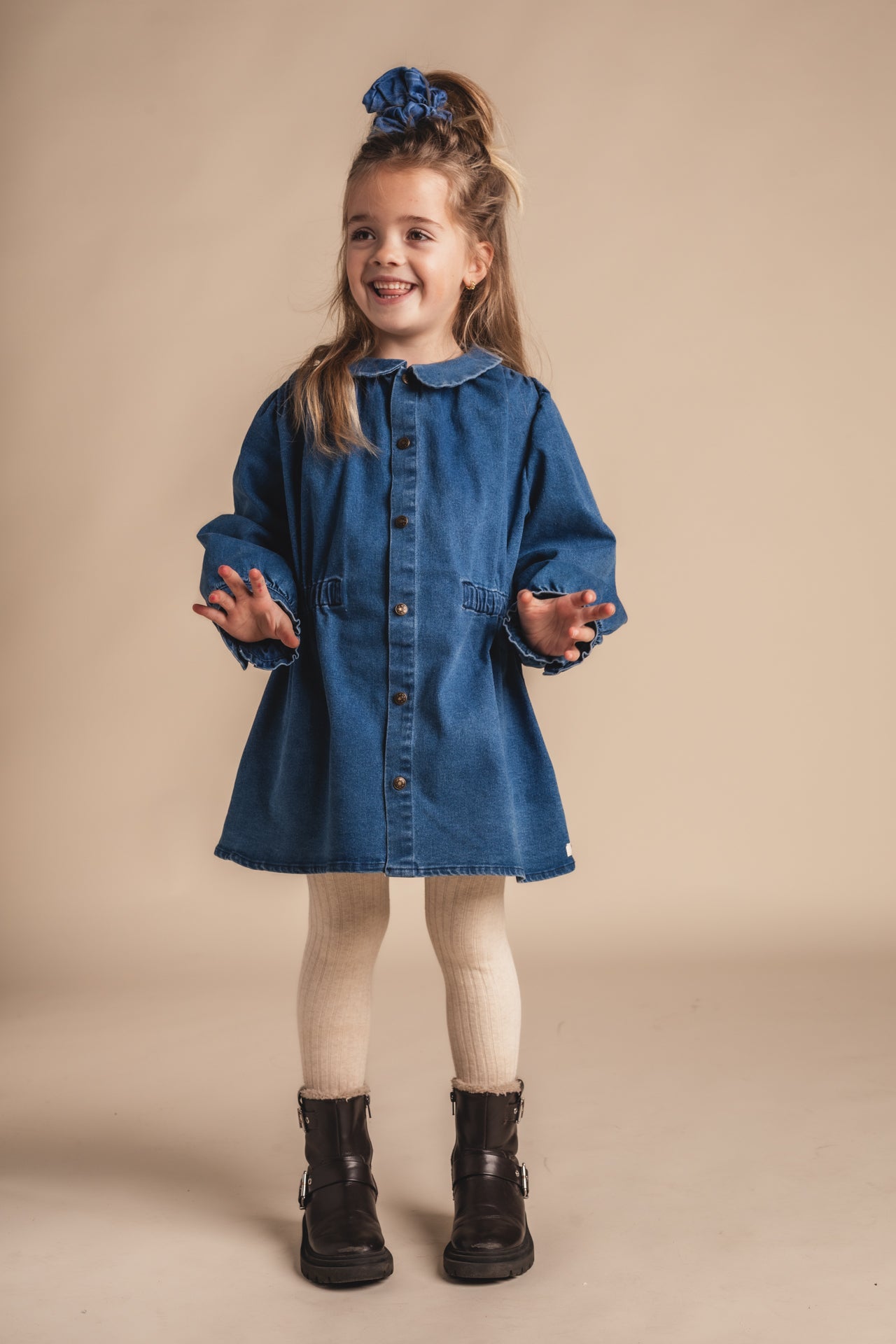 Baje Studio - Bellea blue denim dress