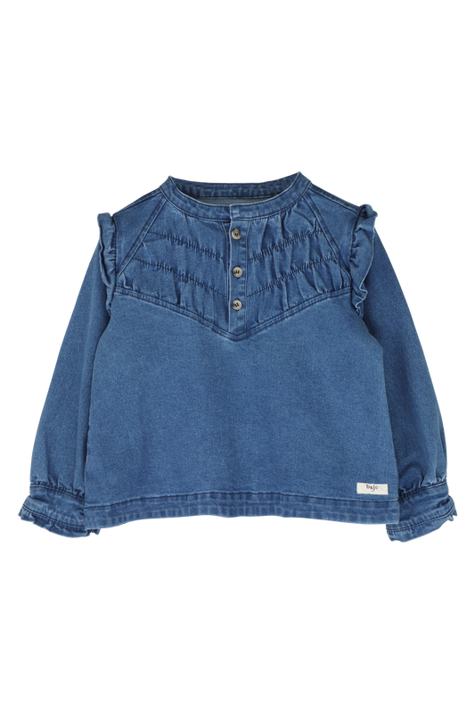 Baje Studio - Reeza blue denim blouse