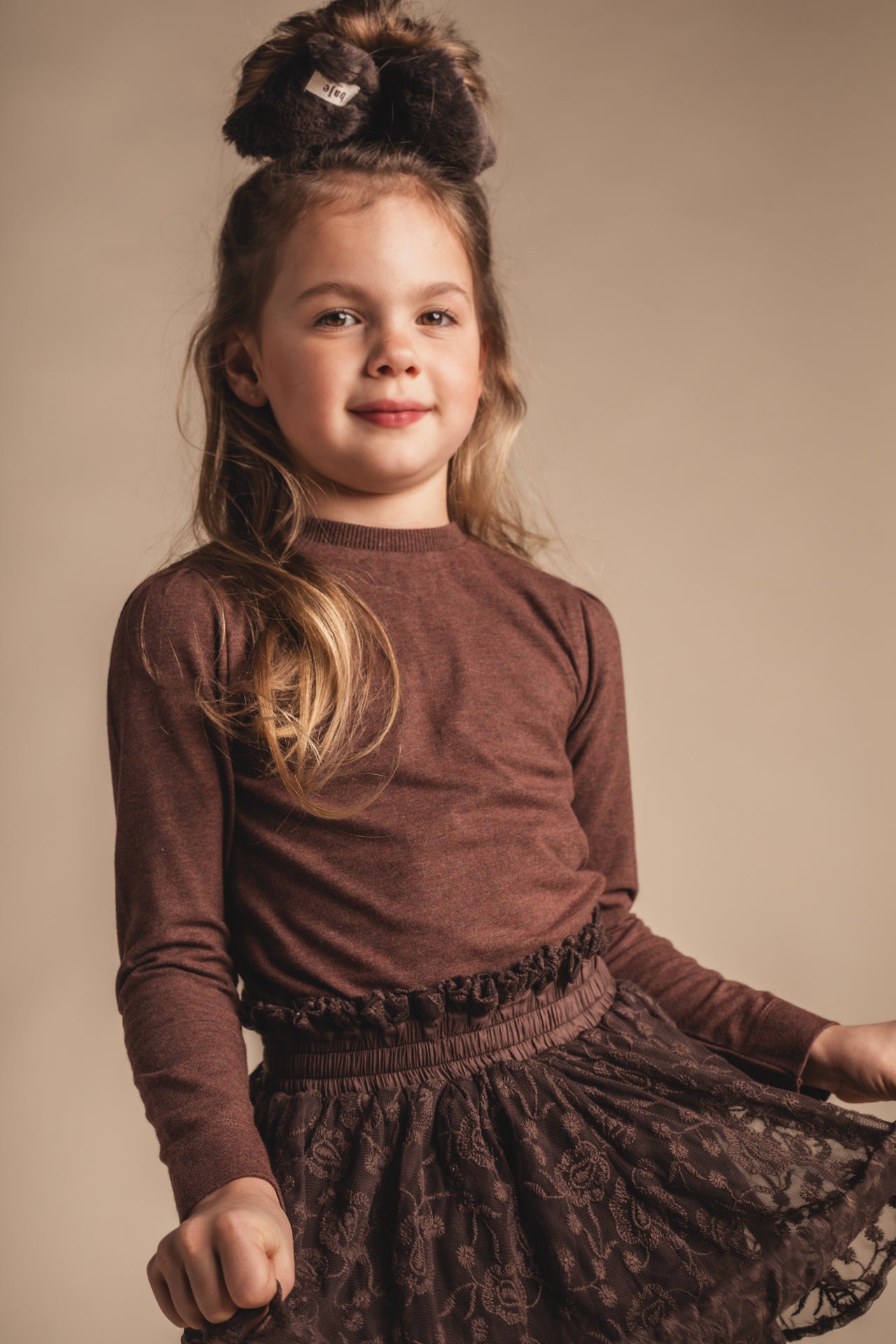 Baje Studio - Ruby copper brown top