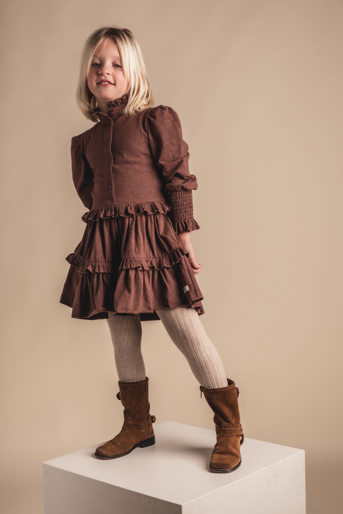 Baje Studio - Moule copper brown dress