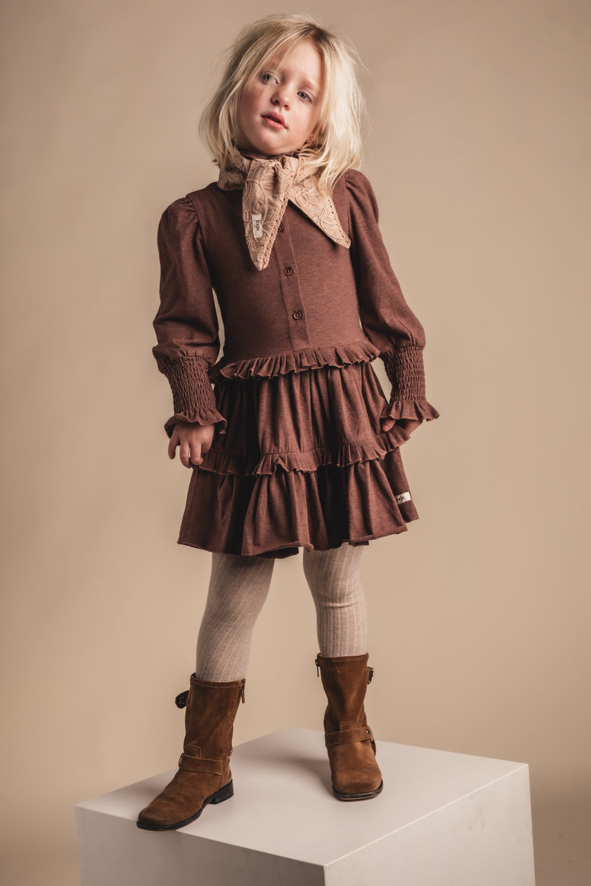 Baje Studio - Moule copper brown dress