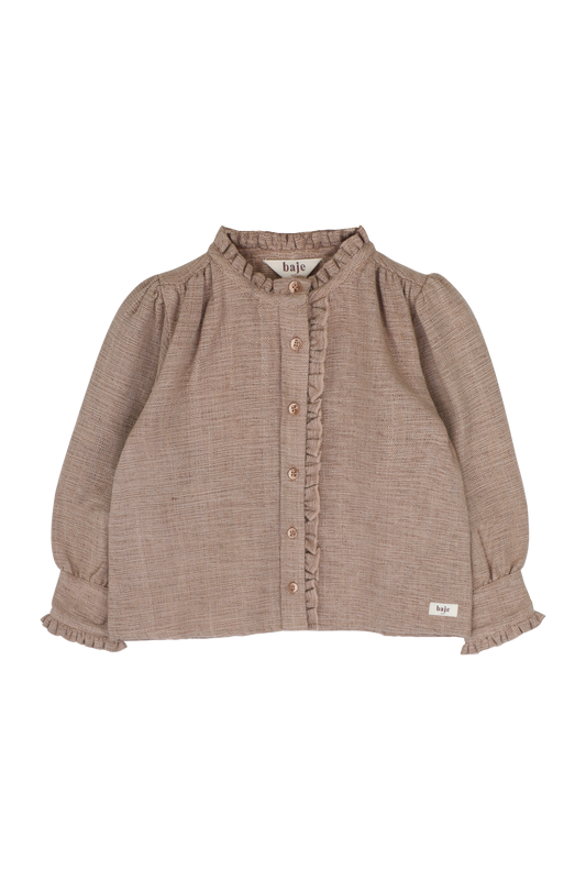 Baje Studio - Phila taupe blouse