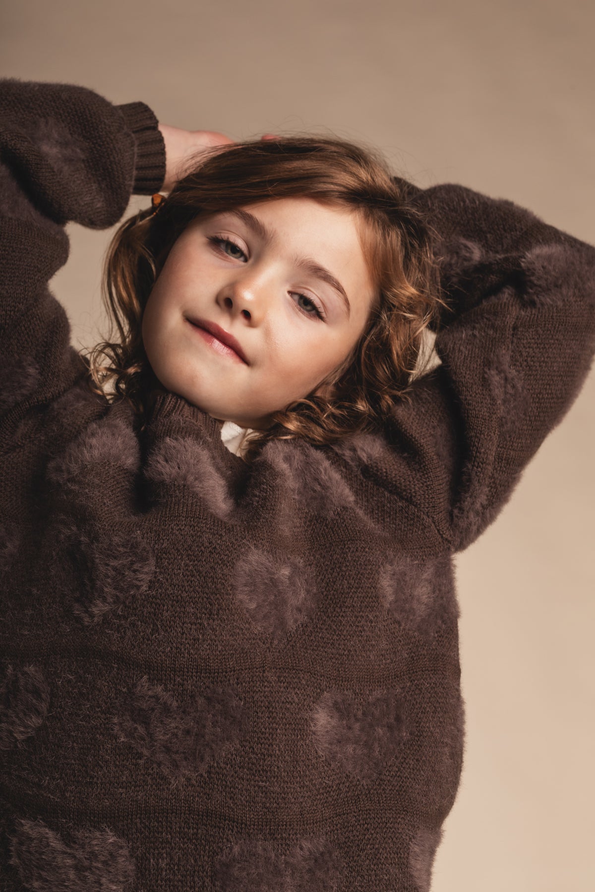 Baje Studio - Soho brown dark trui
