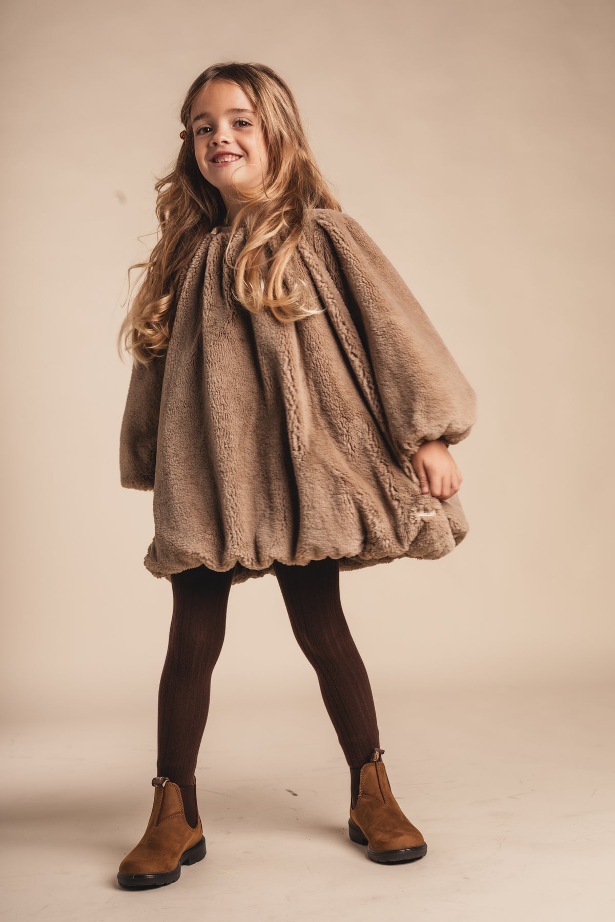 Baje Studio -  Bowe beige dress
