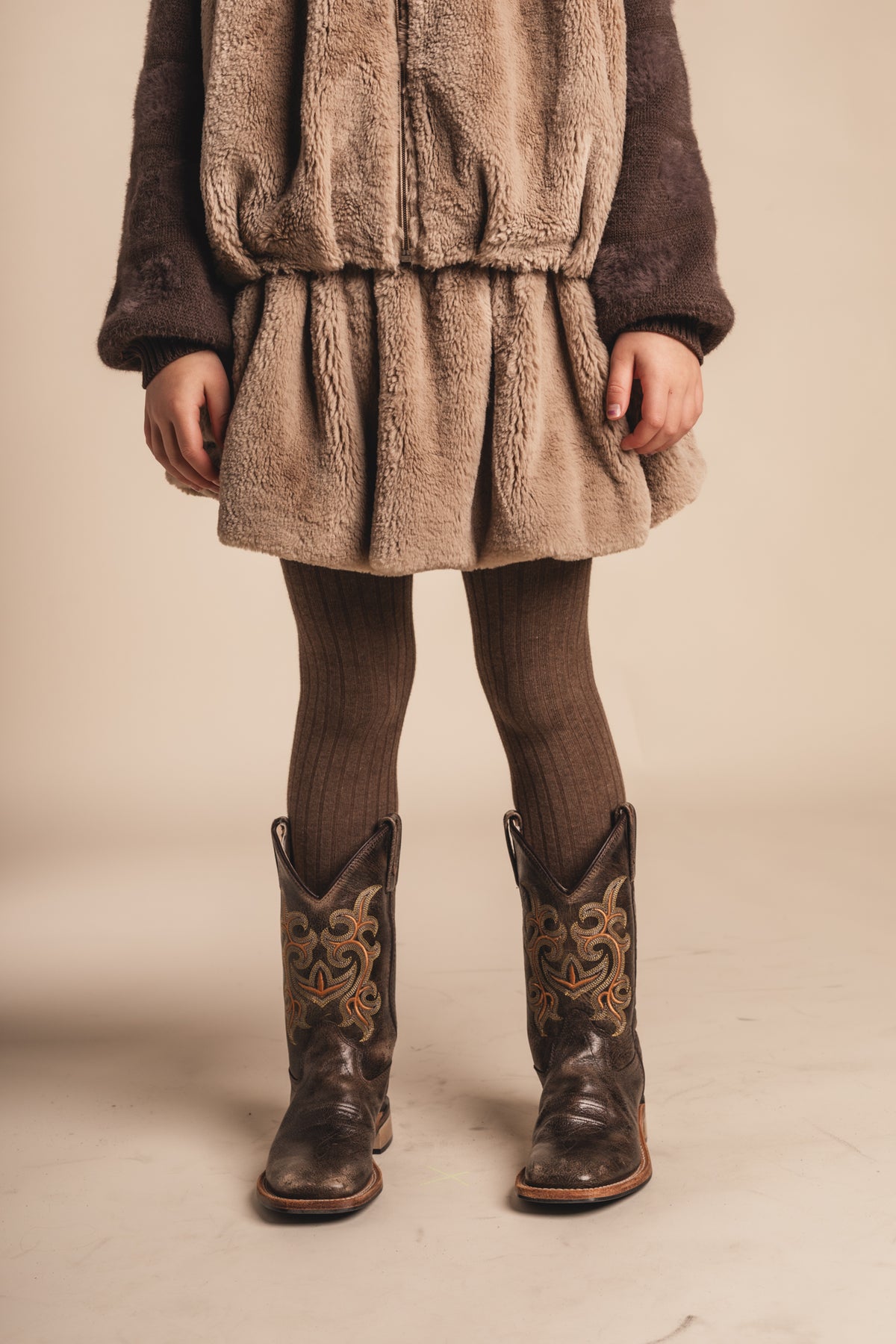 Baje Studio -  Cez beige skirt