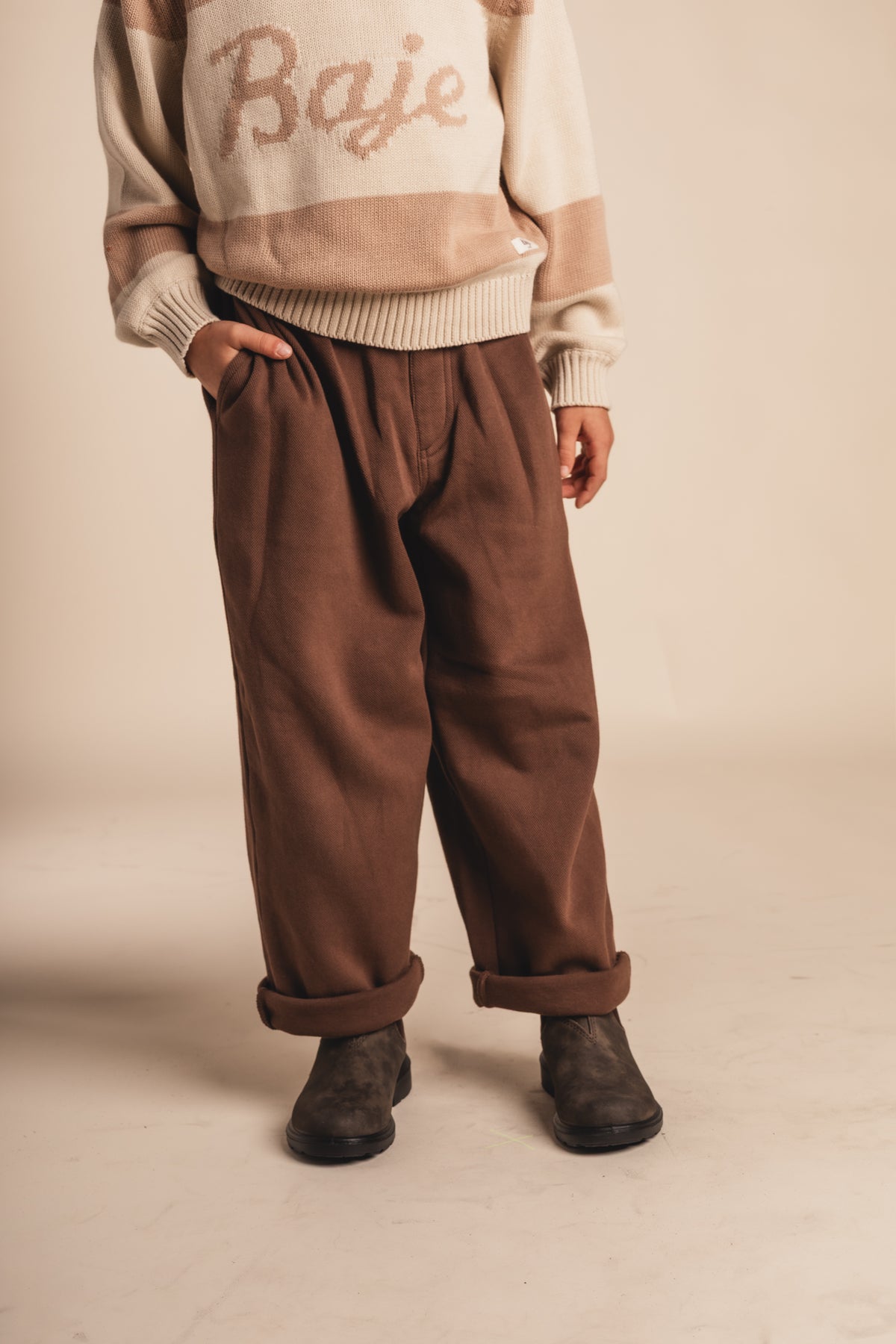 Baje Studio - Damye brown dark pants