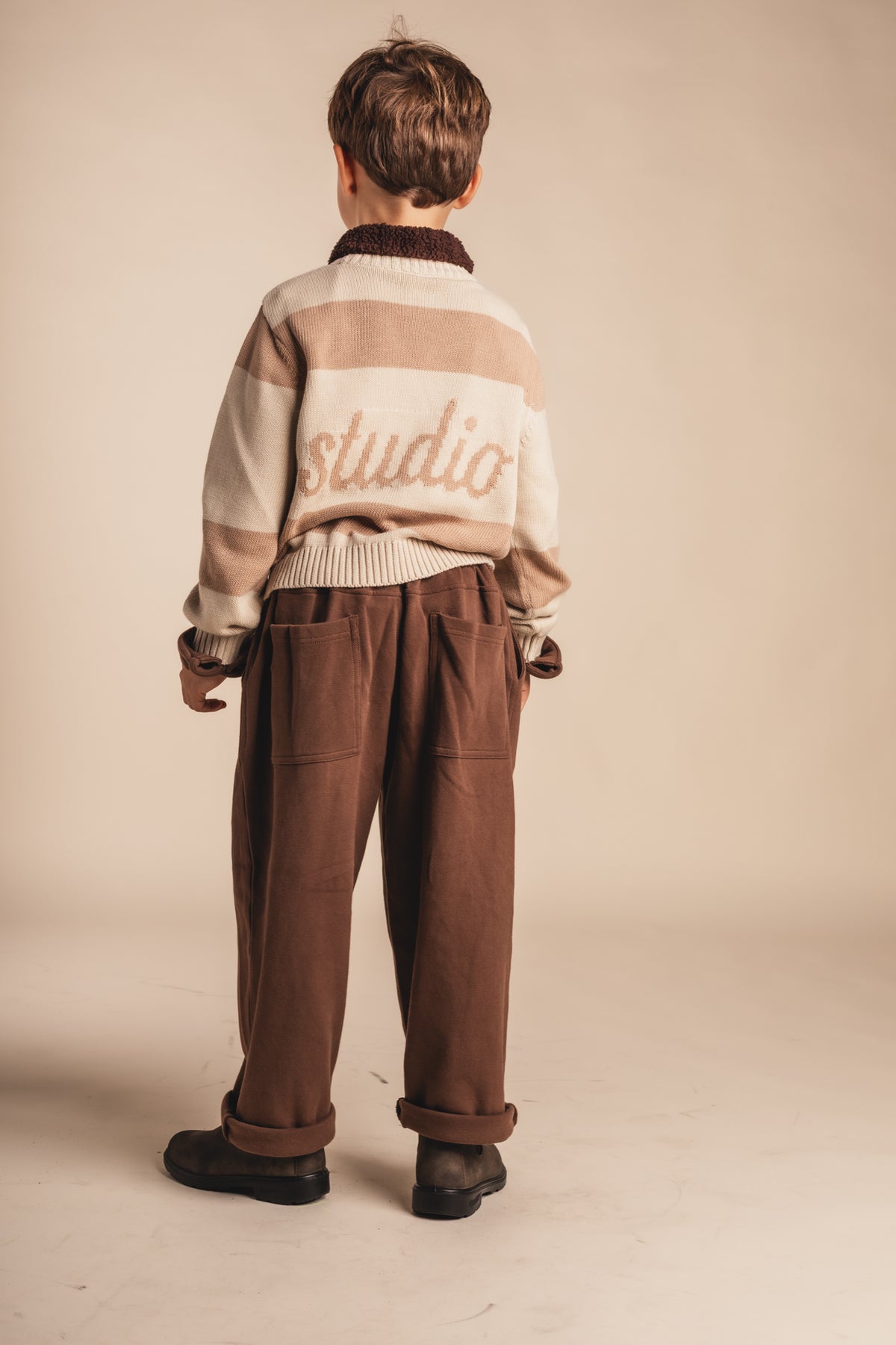 Baje Studio - Damye brown dark pants